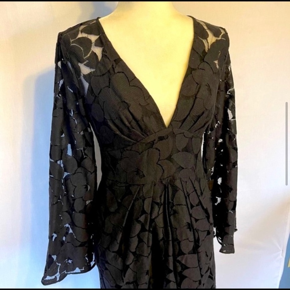 BCBGeneration black bell sleeve dress